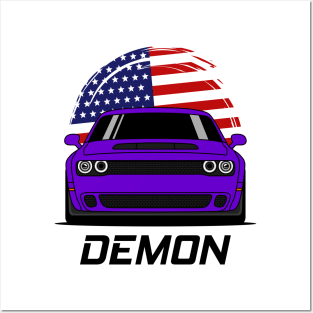 Challenger SRT Demon Posters and Art